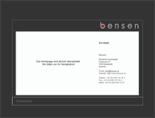 Tablet Screenshot of bensen.at